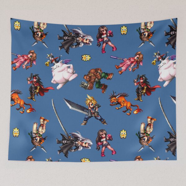 Item preview, ffvvii sprite cute pattern designed and sold by PIXLTEES.