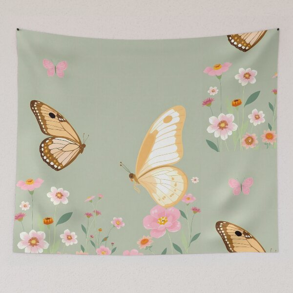 Item preview, Fly Garden Dreams Magic Worlds Colors Butterflies Flowers designed and sold by ART ATTACK ZONE.