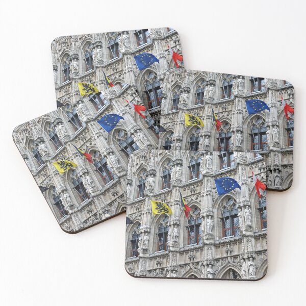 Item preview, Town Hall with Flags - Leuven, Belgium designed and sold by Photographic Memories.