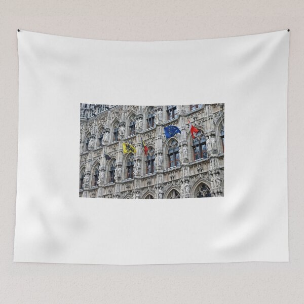 Item preview, Town Hall with Flags - Leuven, Belgium designed and sold by Photographic Memories.