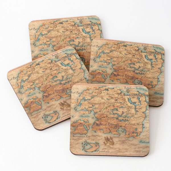 Item preview, Map of Tamriel designed and sold by ArtPixelHaven.