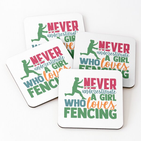 Item preview, Never Underestimate a Girl Who Loves Fencing Funny Design Gifts designed and sold by Maniutek.