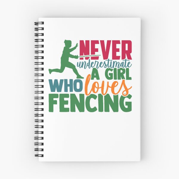 Item preview, Never Underestimate a Girl Who Loves Fencing Funny Design Gifts designed and sold by Maniutek.