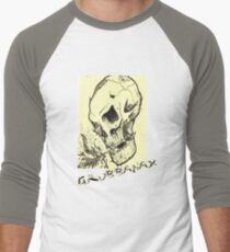 Grubbanax - Fire Skull Men's Baseball ¾ T-Shirt