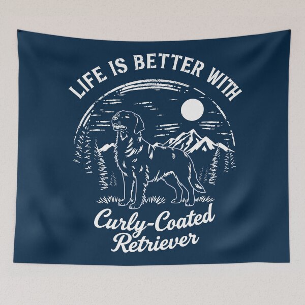 Item preview, Life is Better With Curly-Coated Retriever Dog designed and sold by svarupa.
