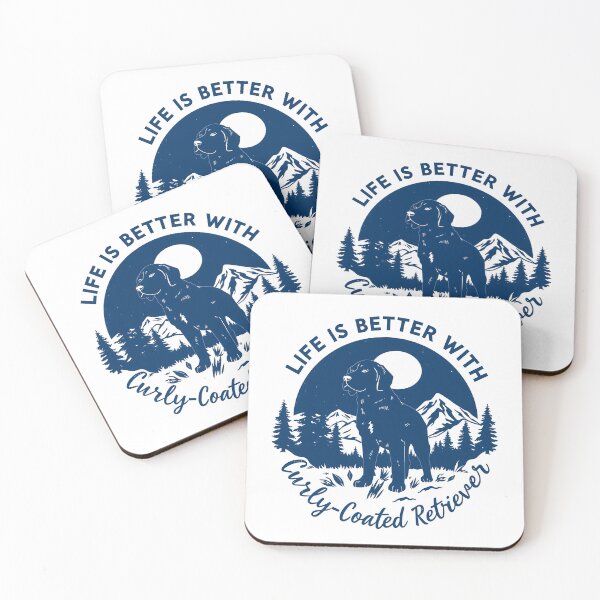Item preview, Life is Better With Curly-Coated Retriever Dog designed and sold by svarupa.