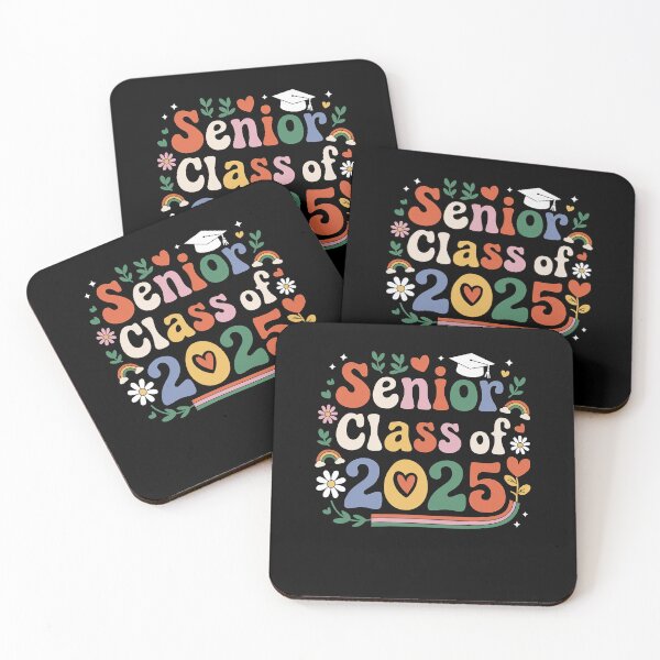 Item preview, Senior 25 Class Of 2025 Graduation School Retro Groovy designed and sold by teeturle.