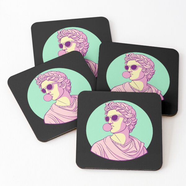Item preview, Greek statue with sunglasses and chewing gum - pop art style designed and sold by Bleak Shirt.