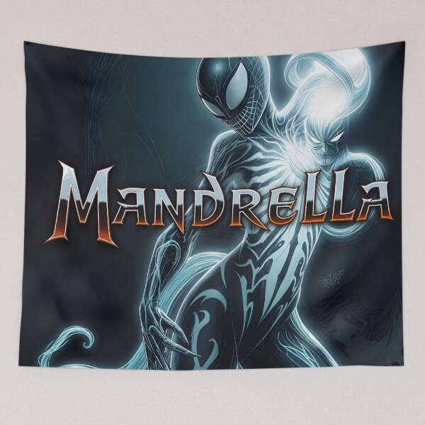 Item preview, white Symbiote with the word Mandrella designed and sold by medo306090.