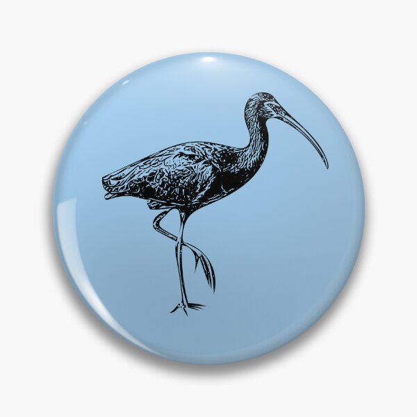 Item preview, White-faced Ibis Black Design  designed and sold by designsasstultd.