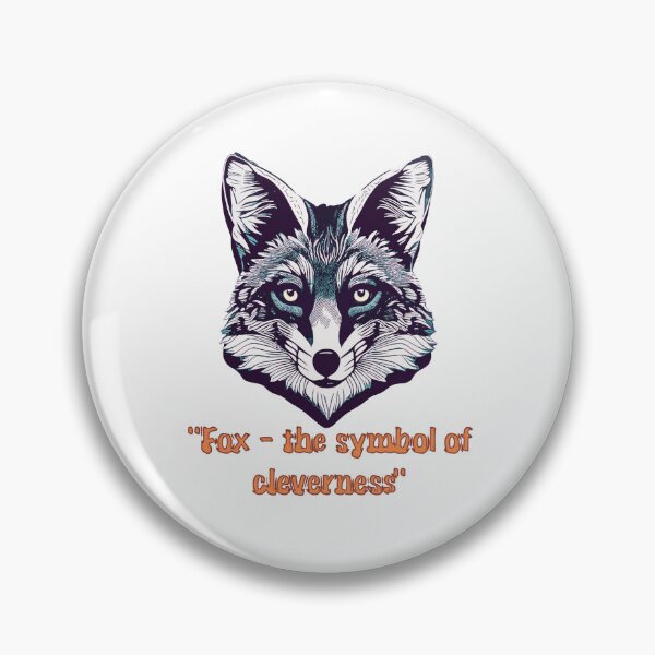 Item preview, Fox - the symbol of cleverness designed and sold by MartyAart.