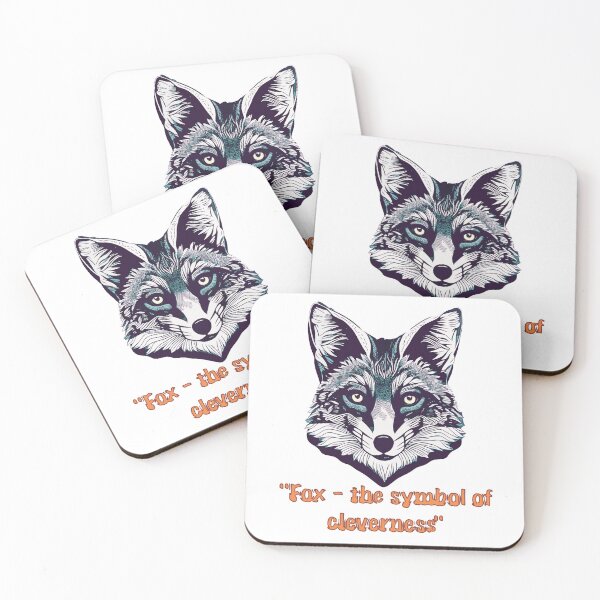 Item preview, Fox - the symbol of cleverness designed and sold by MartyAart.