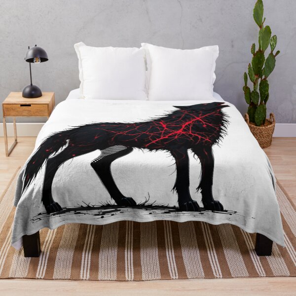 Item preview, Red Ink Energy Wolf designed and sold by RebelPaintBrush.