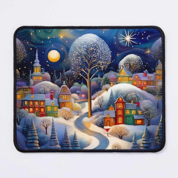 Item preview, Snowy Town designed and sold by Blue Horse Photo Magic.