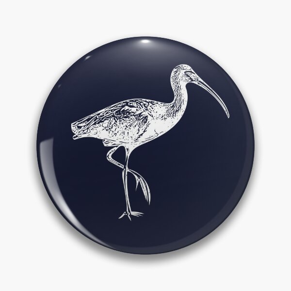 Item preview, White-faced Ibis White Design  designed and sold by designsasstultd.