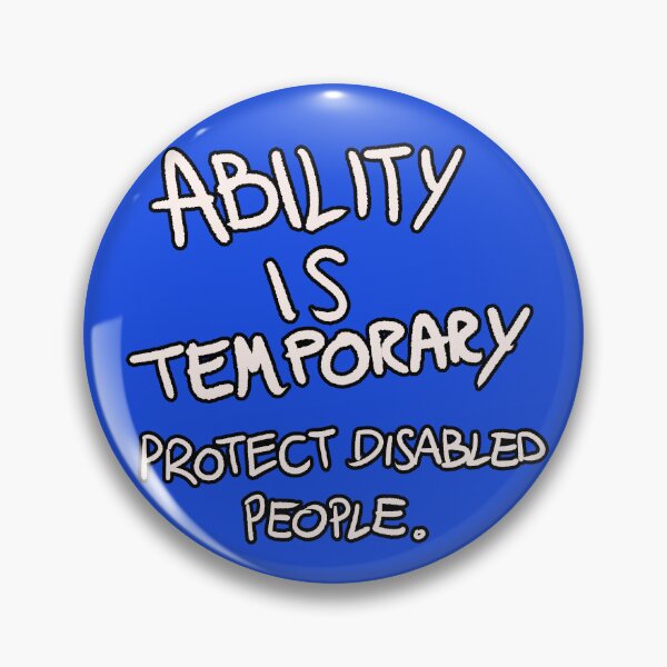Item preview, Ability Is Temporary - Blue designed and sold by spearheadprints.