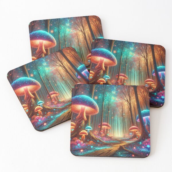 Item preview, Glowing Forest with Whimsical Elements". designed and sold by MZCREATIONS144.