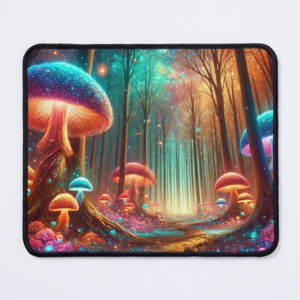 Item preview, Glowing Forest with Whimsical Elements". designed and sold by MZCREATIONS144.