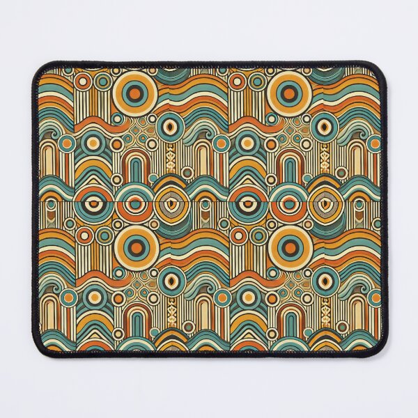 Item preview, Retro Geometric Abstract Pattern  designed and sold by IndianShopper.