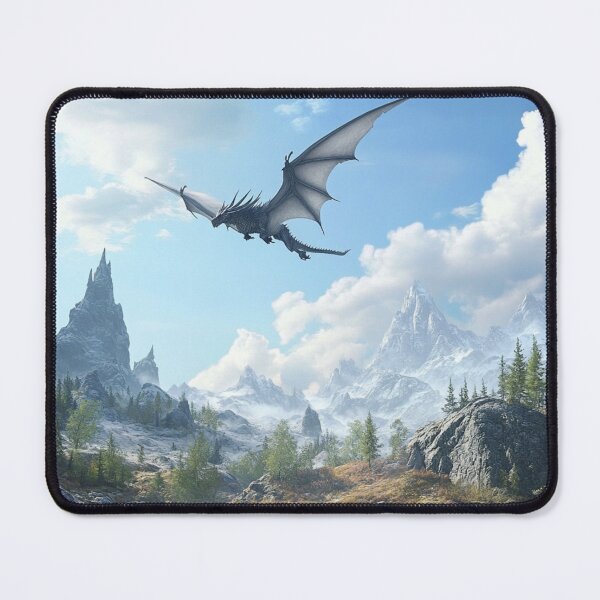 Item preview, Frozen Dragon With Mountains designed and sold by GrinGalore.