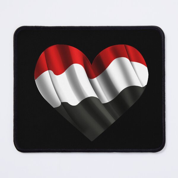 Item preview, Yemeni Flag Heart | Yemen lover designed and sold by Mo5tar.