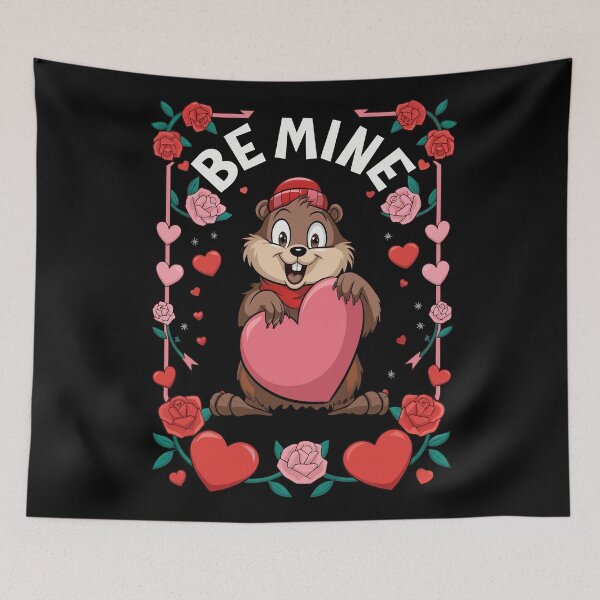 Item preview, Groundhog valentines day animal lovers design designed and sold by Colorfulman.