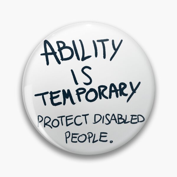 Item preview, Ability Is Temporary - White designed and sold by spearheadprints.
