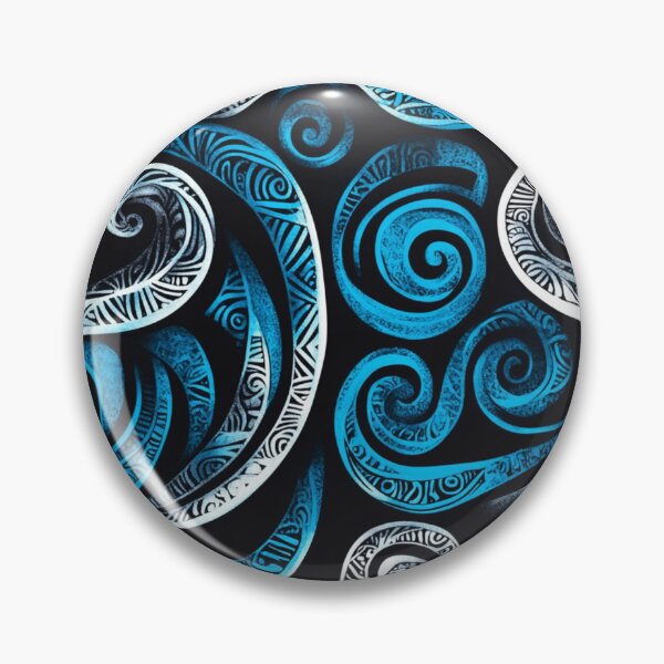 Item preview, New Zealand Māori Paua Pattern Koru Design 308 designed and sold by GrinGalore.
