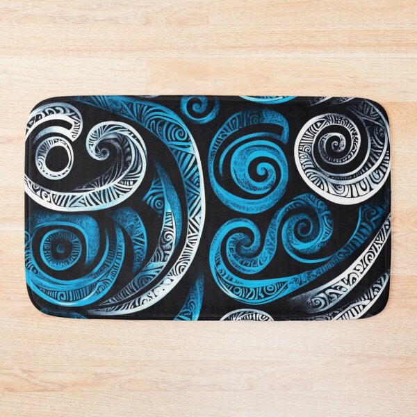 Item preview, New Zealand Māori Paua Pattern Koru Design 308 designed and sold by GrinGalore.