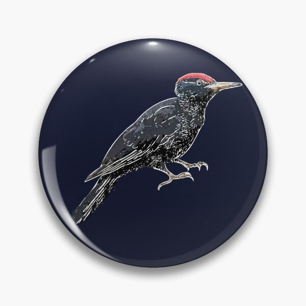Item preview, Black Woodpecker White Alternate Design  designed and sold by designsasstultd.