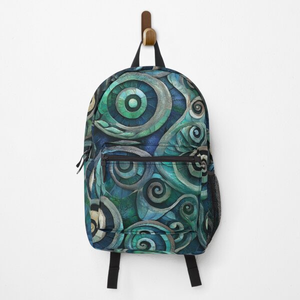 Item preview, New Zealand Māori Paua Pattern Koru Design 309 designed and sold by GrinGalore.