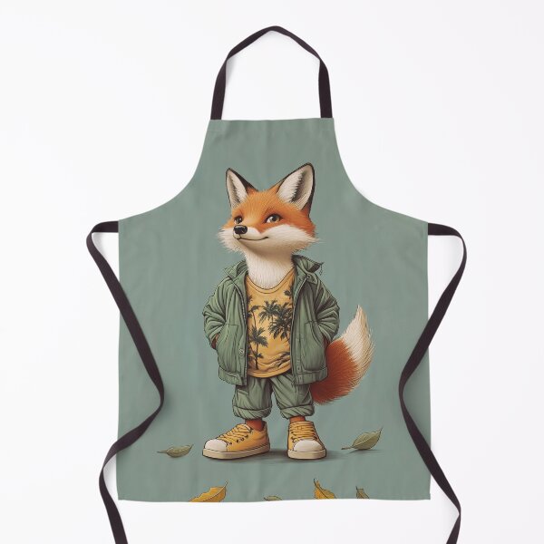 Item preview, Fox in a Hawaiian Shirt designed and sold by posterwerk.