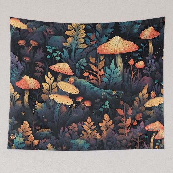 Item preview, A forest full of mushrooms. designed and sold by MagelliShop.