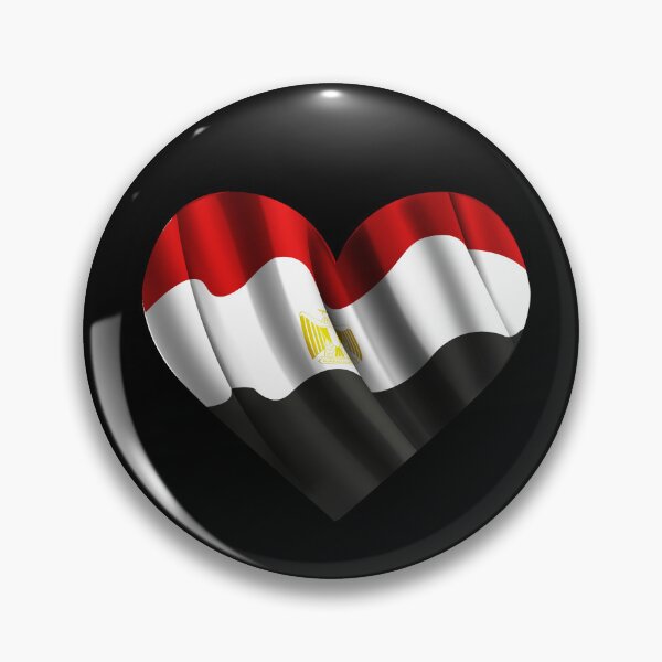 Item preview, Egyptian Flag Heart | Egypt lover designed and sold by Mo5tar.