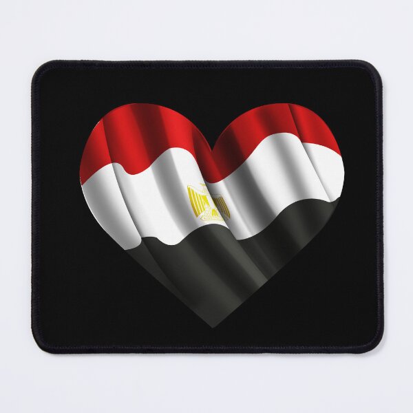 Item preview, Egyptian Flag Heart | Egypt lover designed and sold by Mo5tar.
