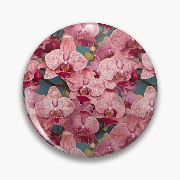 Item preview, Orchids flowers in pink color designed and sold by Designbes.