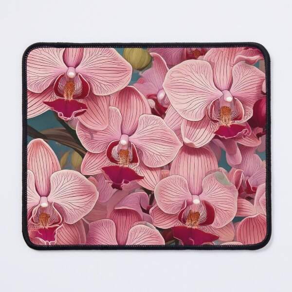 Item preview, Orchids flowers in pink color designed and sold by Designbes.