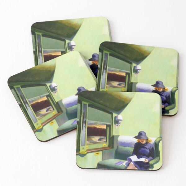 Item preview, Edward Hopper Compartment C Car designed and sold by SummerlandsArt.