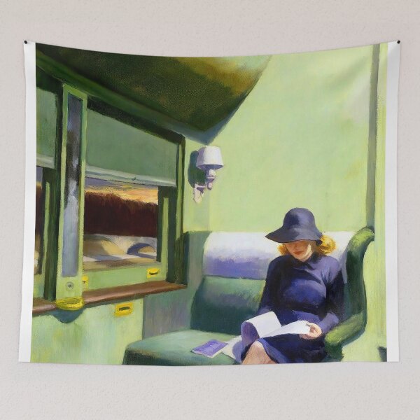 Item preview, Edward Hopper Compartment C Car designed and sold by SummerlandsArt.
