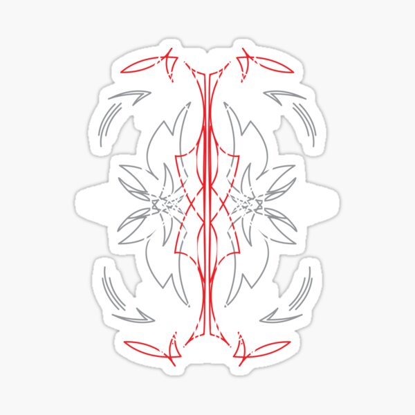 Pin striping Sticker
