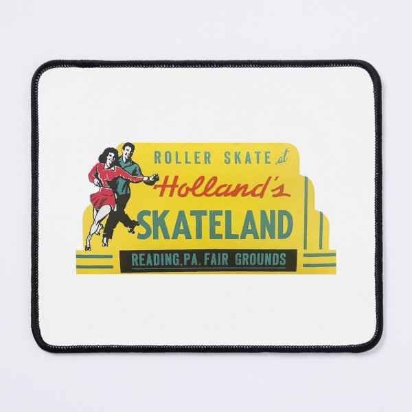 Item preview, Holland Skateland Reading Pennsylvania Roller Skating Rink Sticker Decal Label designed and sold by tislord.