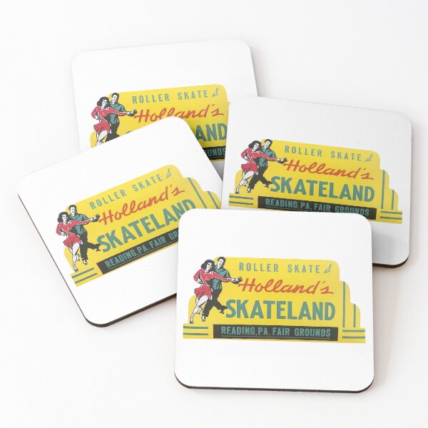 Item preview, Holland Skateland Reading Pennsylvania Roller Skating Rink Sticker Decal Label designed and sold by tislord.