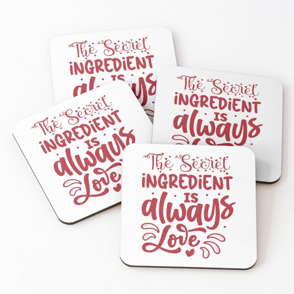 Item preview, The Secret Ingredient is Love - Sweet Valentine's Design designed and sold by CleanDecor.