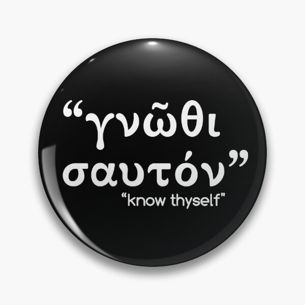 Item preview, Know thyself - Gnothi seauton greek quote. designed and sold by angelisart.