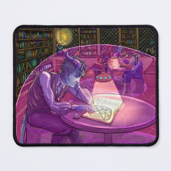 Item preview, Study hall at night designed and sold by joshwarrenart.
