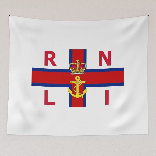 Item preview, Royal National Lifeboat Institution flag designed and sold by angelisart.