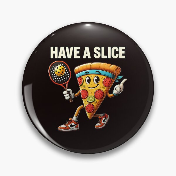 Item preview, Pizza Playing Pickleball Have A Slice Caption designed and sold by BattlefoxxEarth.