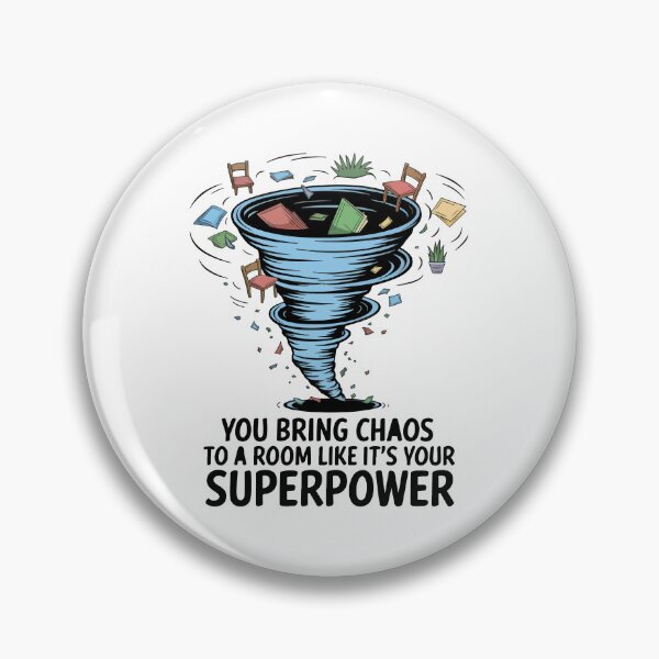 Item preview, Funny Chaos Design - Bringing Chaos Like It’s Your Superpower designed and sold by VisualArtsOasis.