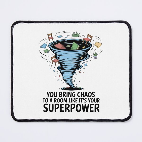 Item preview, Funny Chaos Design - Bringing Chaos Like It’s Your Superpower designed and sold by VisualArtsOasis.