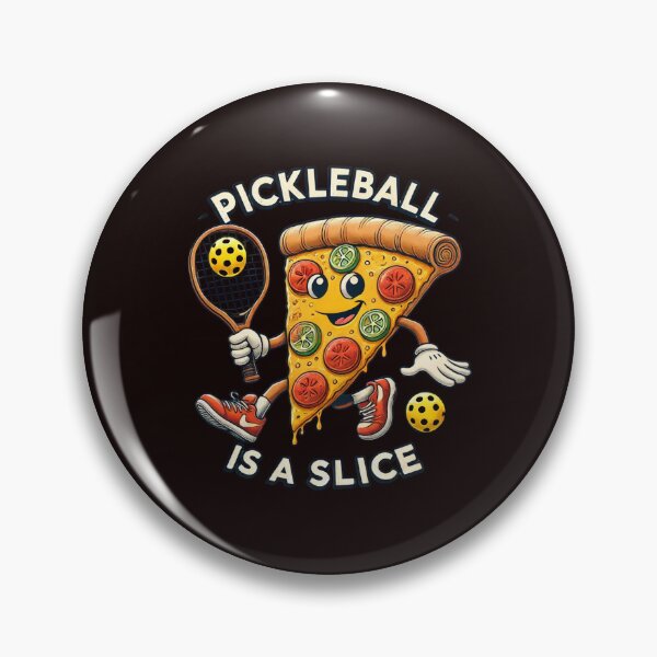 Item preview, Pizza Playing Pickleball Is A Slice Caption designed and sold by BattlefoxxEarth.